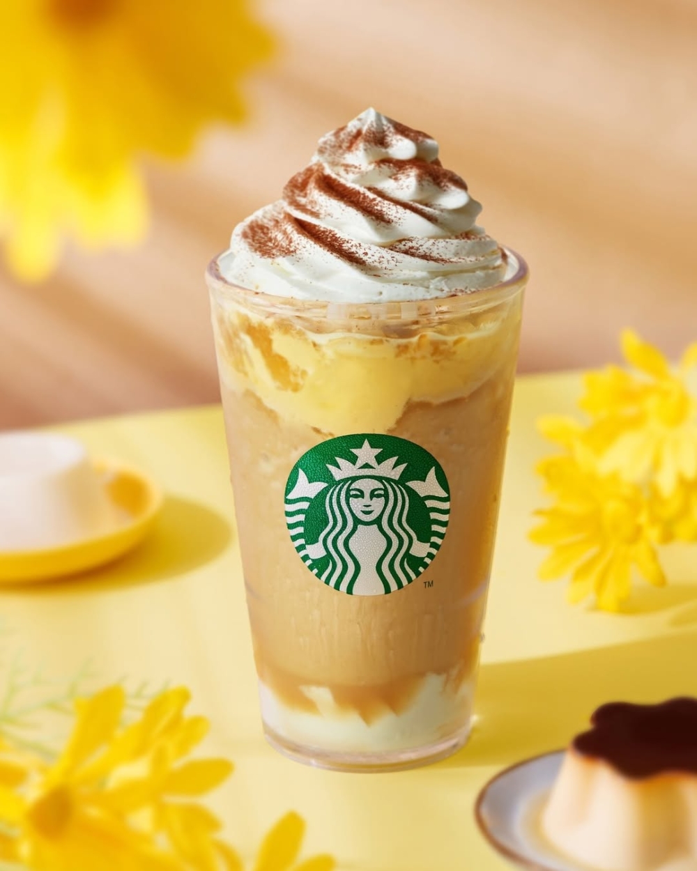 「牛奶雞蛋布甸特濃咖啡星冰樂」