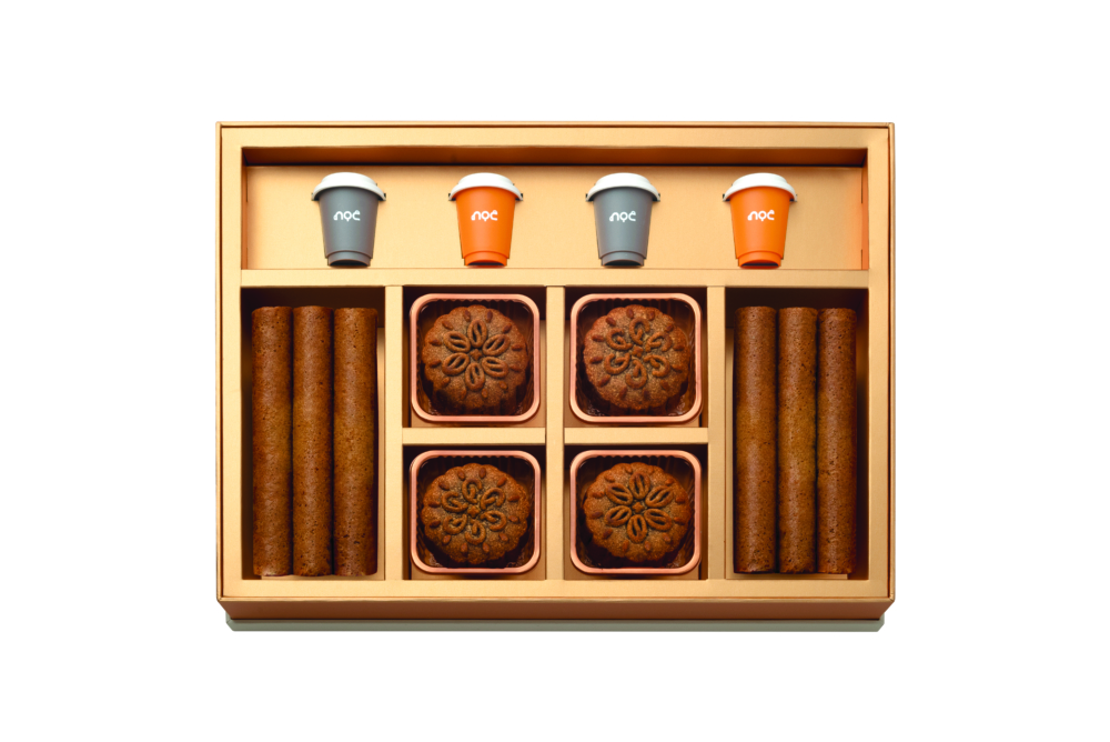 咖啡迷不能錯過！奇華今個中秋亦再度聯乘NOC，推出2款口味的咖啡月餅，和聯乘限定noc咖啡蛋卷。