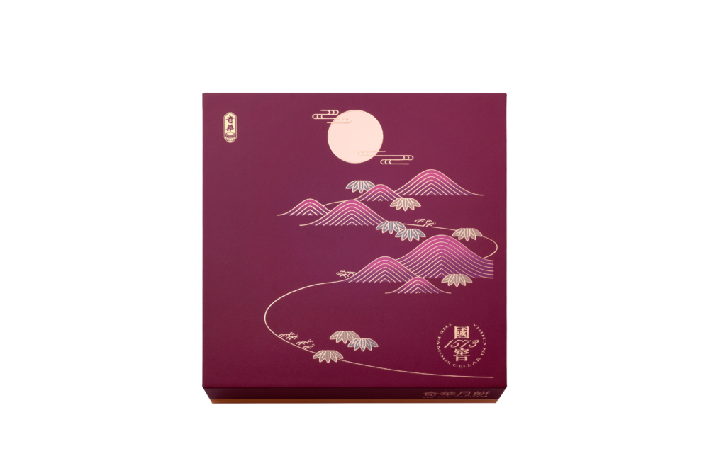 「奇華x國窖1573月餅禮盒」禮盒造型設計超有氣派，送禮夠體面！