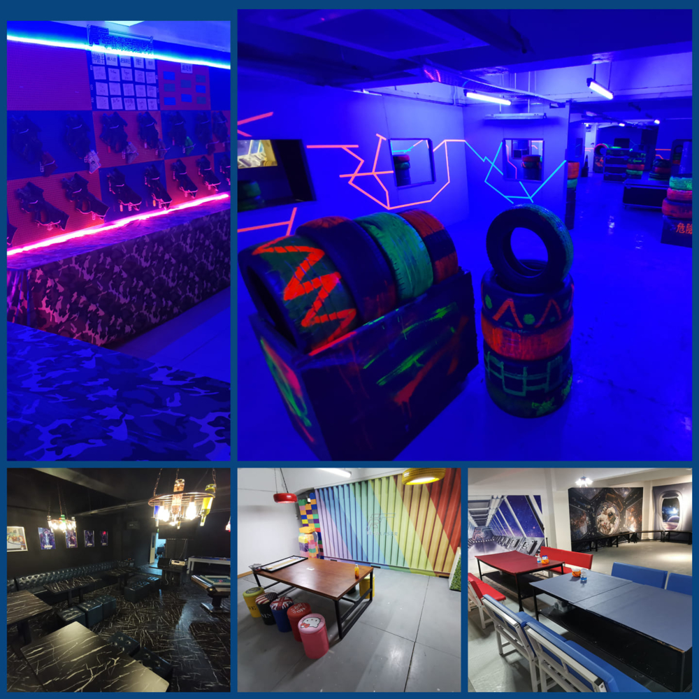 位於荔枝角D2 Place ONE的 Resalaser 是全港最大型的無痛鐳射槍戰場地之一，佔地約10,000呎。場內採用專業鐳射槍系統，並提供多種遊戲模式，能容納多達100人同時進行，不論是親子家庭、朋友或團體都能體驗刺激有趣的娛樂活動。