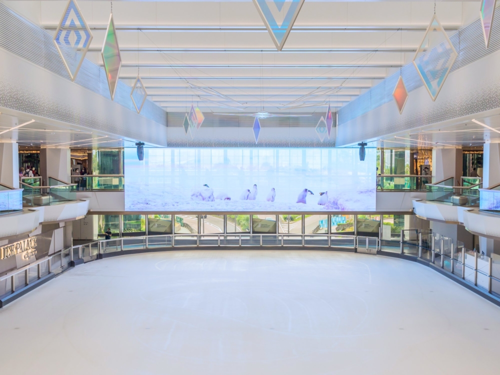 位於太古城中心的 太古城中心溜冰場，是港島唯一的真雪溜冰場，冰面面積達 800 平方米。場地採用環保技術，環境寬敞舒適，並設有專業教練指導，無論是初學者還是高手，都能在此享受滑冰樂趣，更是炎炎夏日消暑的好去處。