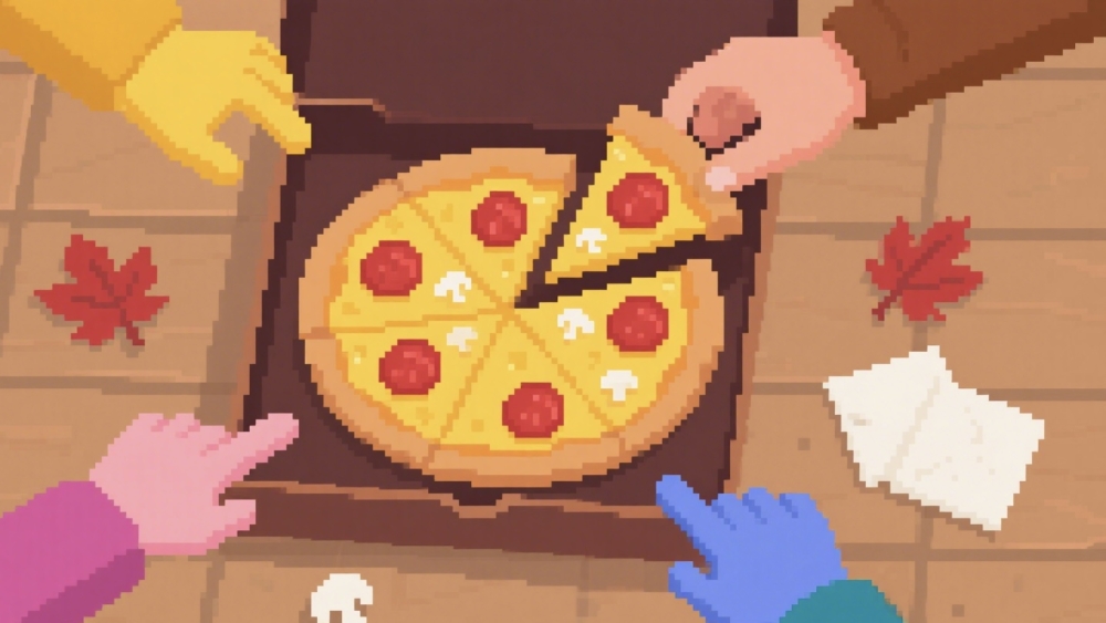 選項C.切成幾塊大家一起分