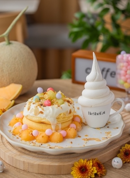 全新口味 OIRI 波波蜜瓜哈蜜瓜梳乎厘班戟 $138