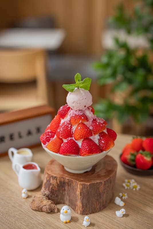 士多啤梨日本牛乳刨冰 $88