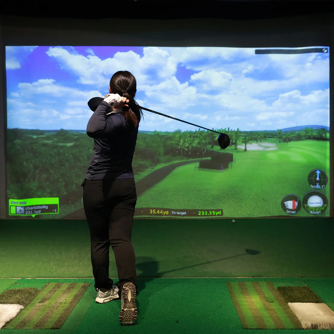 香港高爾夫球場推介：GOLFZON HONG KONG。