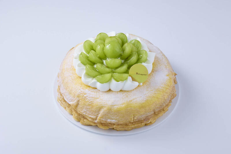 山梨縣產香印提子千層蛋糕17cm