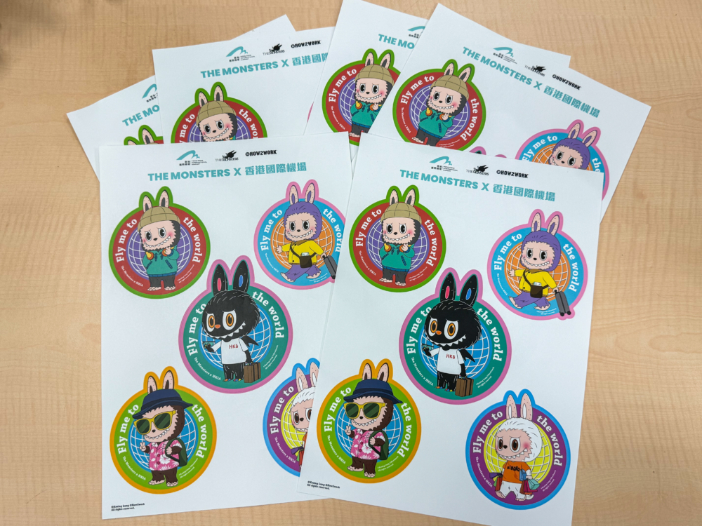 The Monsters貼紙超可愛！