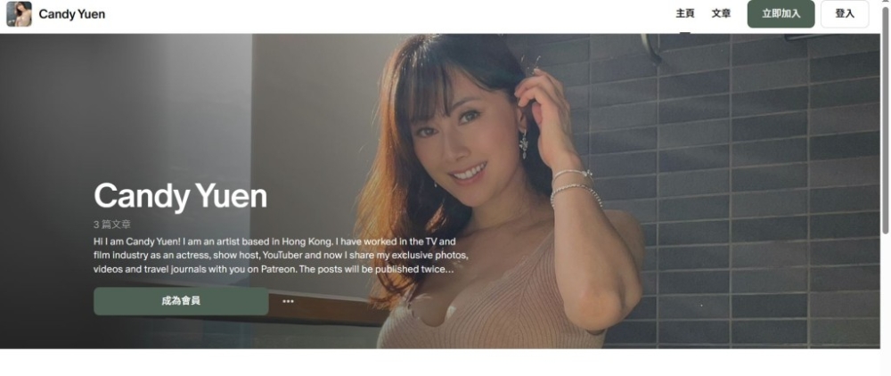 收費平台中觀眾及支持者需要先繳付費用，才能看得到創作者的作品。