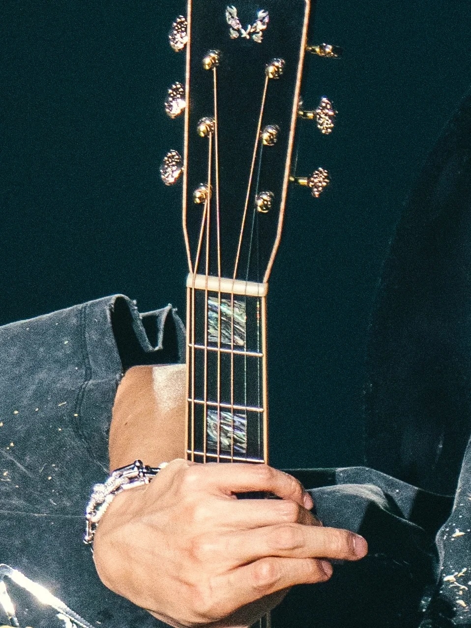 從當日的照片中可見，圖案幾乎是「復刻」王菲身上的蝴蝶圖案。