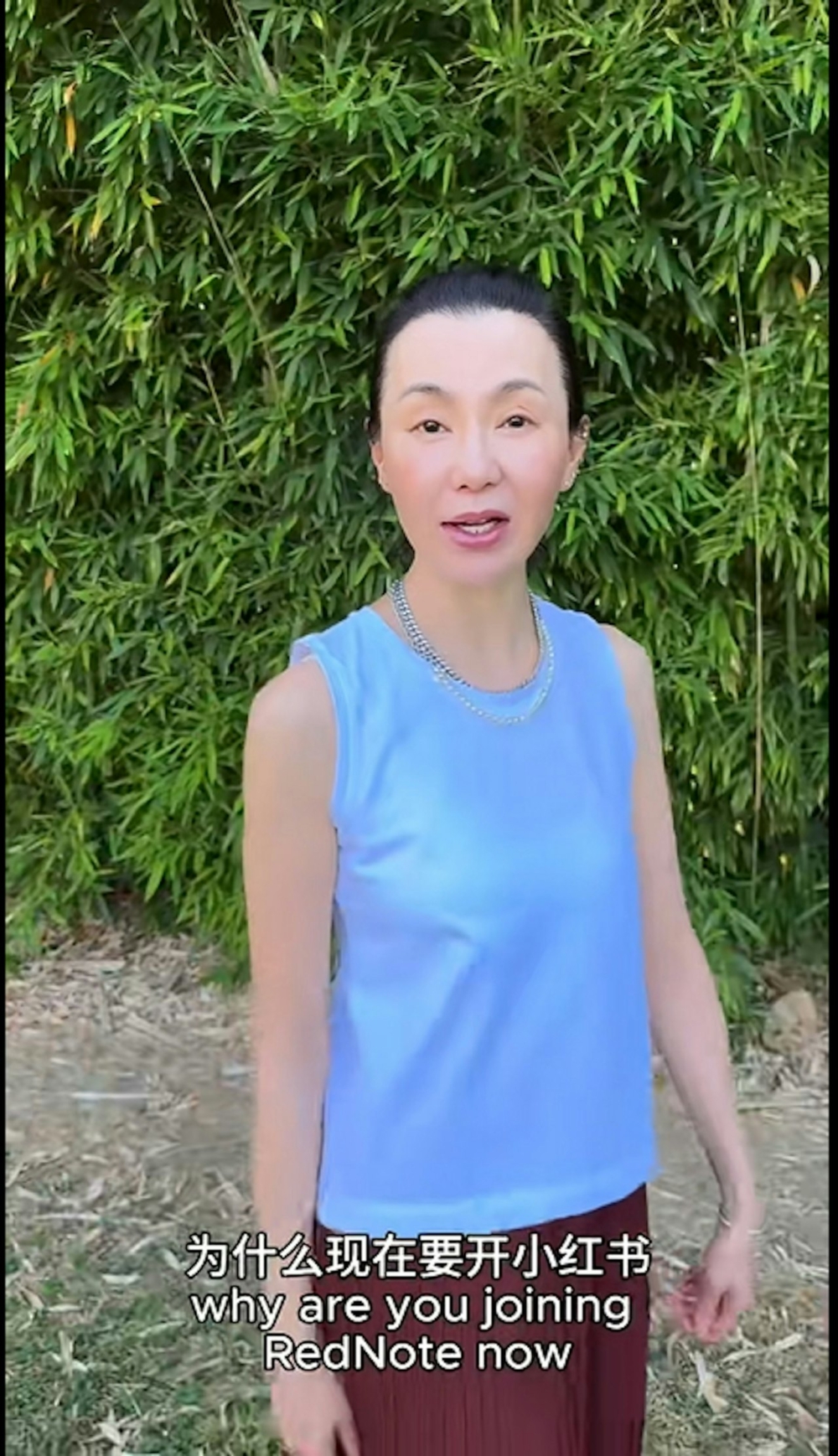 張曼玉近日在小紅書分享了去年首度造訪法國波爾多的Vlog