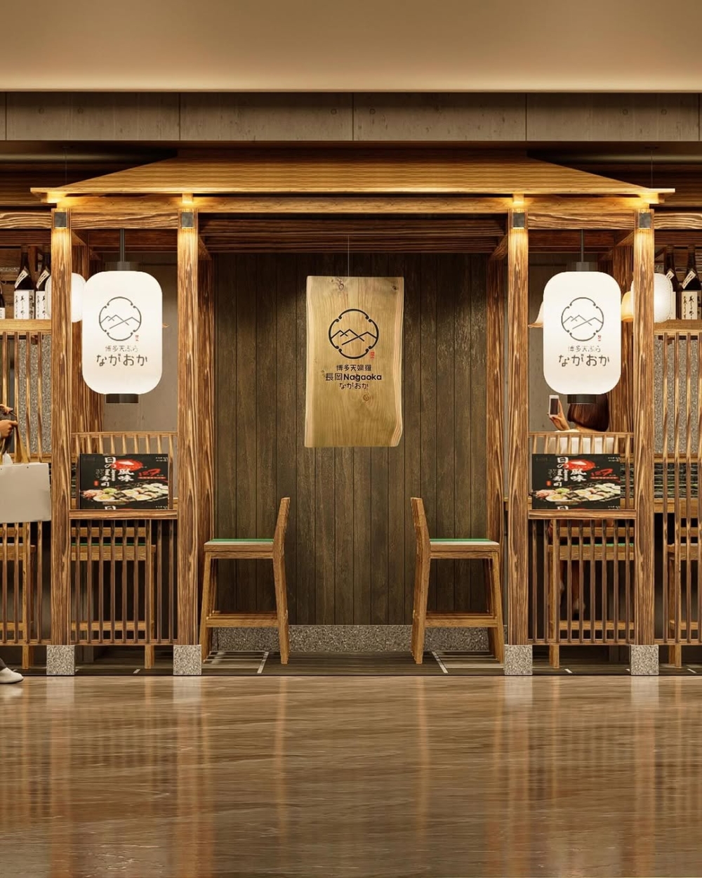 將福岡街頭的「屋台」熱鬧感，昇華為更精緻、更具現代感的居酒屋體驗