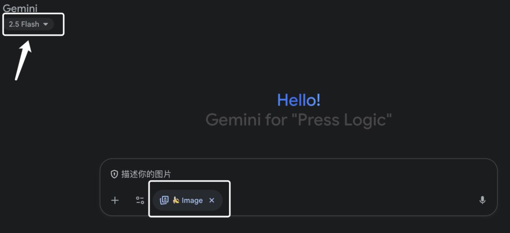 第一步打開Google Gemini。