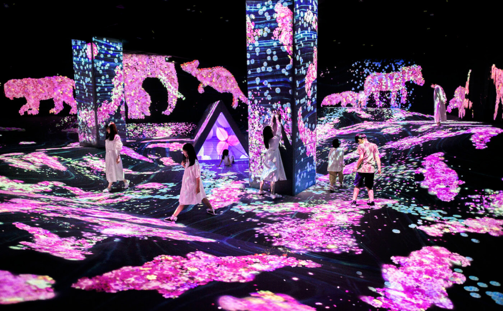teamLab Forest Fukuoka:沉浸式光影互動展。
