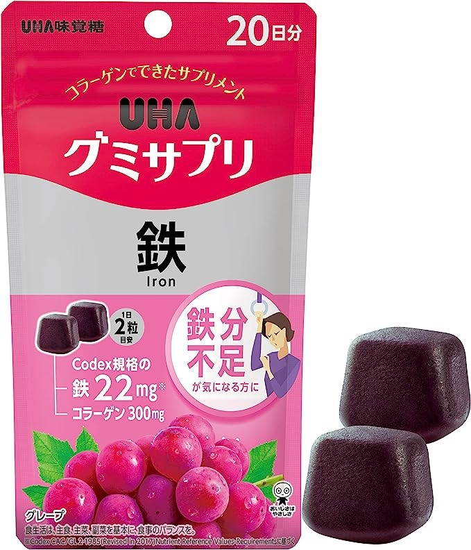 UHA味覺糖 營養補充軟糖 20粒裝￥378（税込）