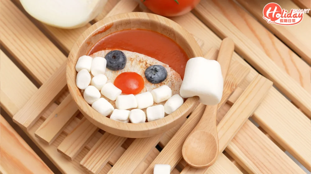 只需要簡單幾個步驟，就可以整到聖誕老人番茄湯！