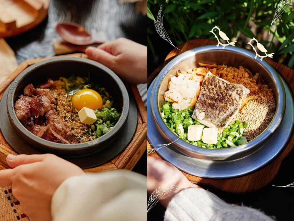 招牌「鯛魚帶子煲仔飯」、「牛扒煲仔飯」