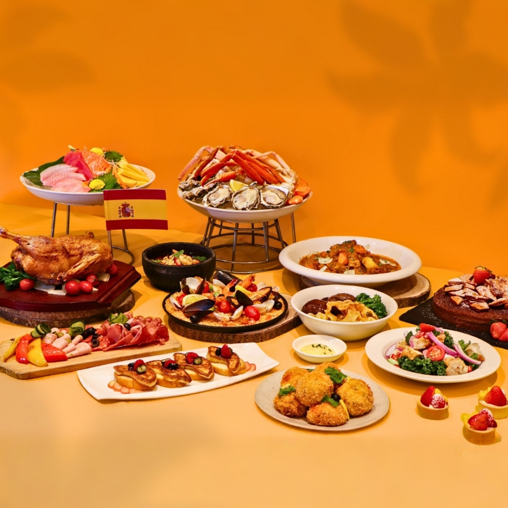 自助餐買一送一優惠｜北角海逸酒店：舌尖味遊西班牙自助晚餐。