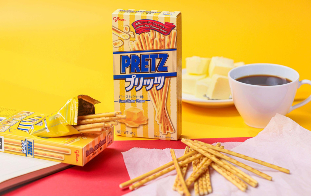 採用全麥粉新配方，非油炸、美味輕負擔的「百力滋香烤牛油味餅乾條」