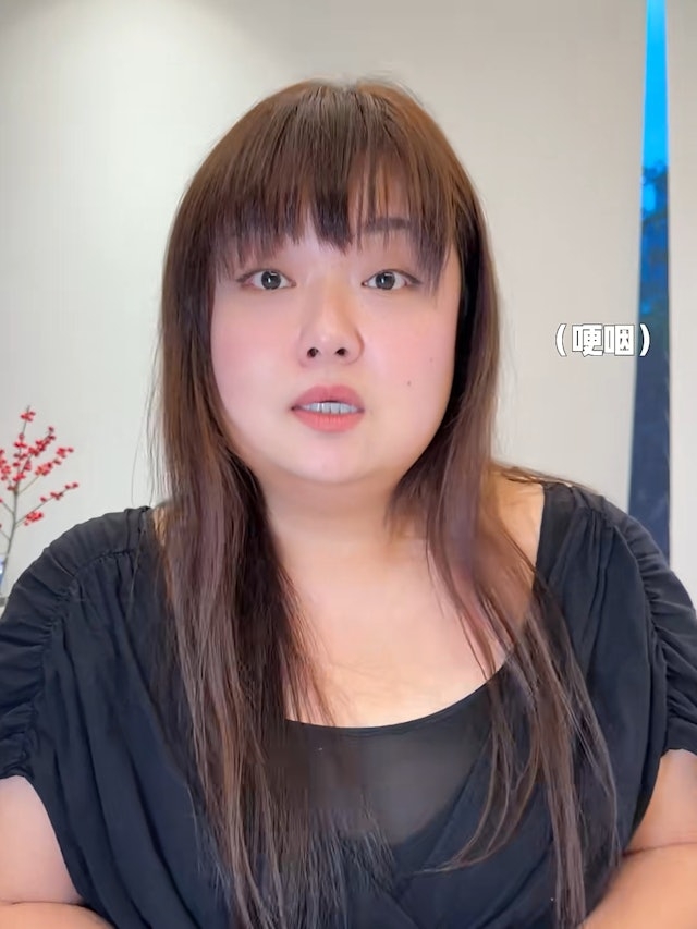 細細粒坦言這次影片準備了很久，並向哽咽向觀眾道歉