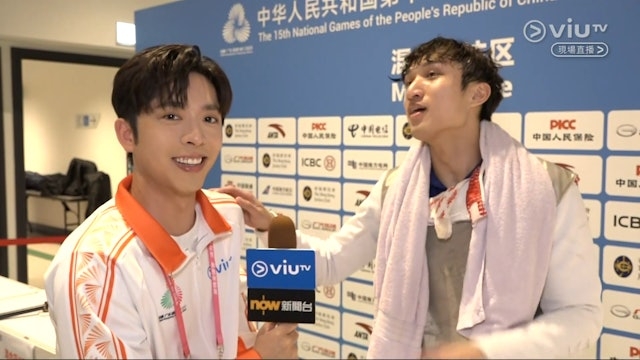 雖然輸掉比賽，但訪問時就見氣氛輕鬆。