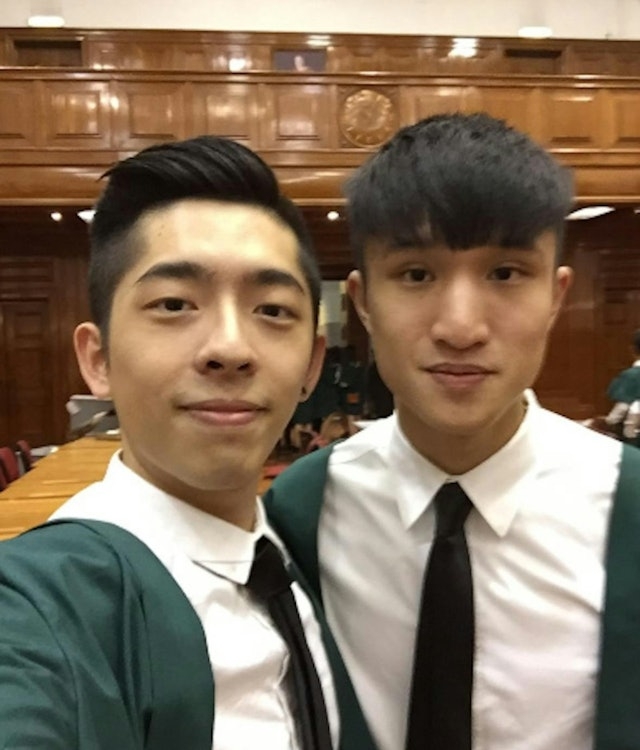 Edan與蔡俊彥為大學室友