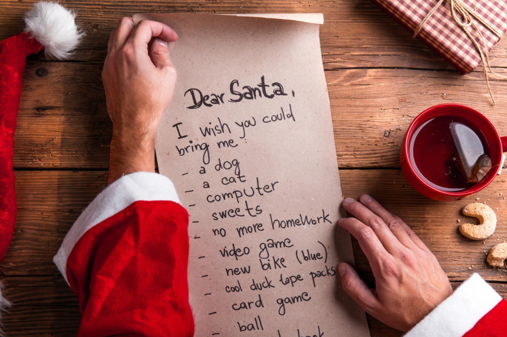 聖誕老人回信小技巧。