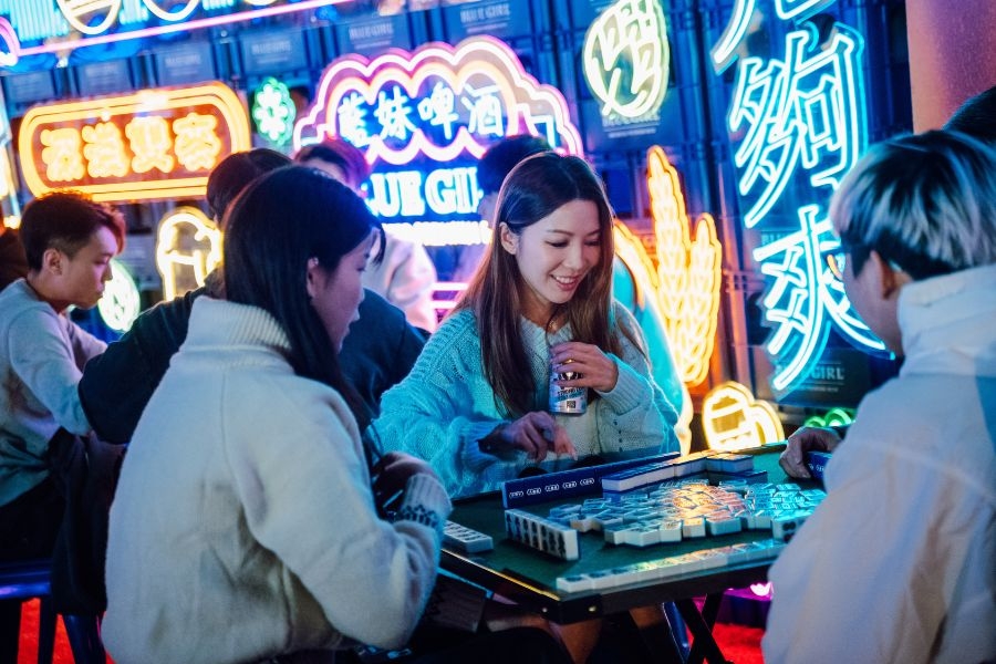 新年限定打麻雀