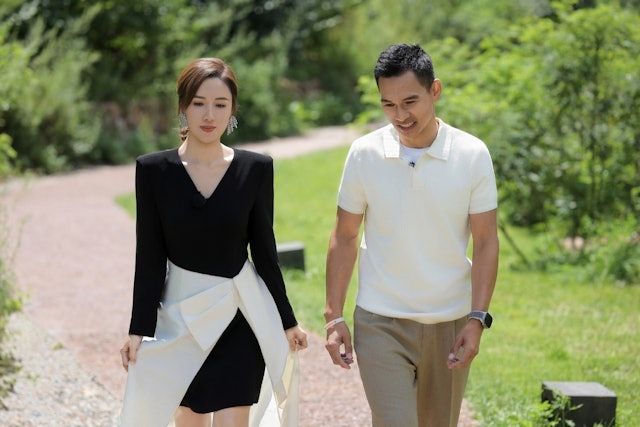 內地綜藝節目《再見愛人5》近日播出新一期節目，該集以收官派對為主題，主持人與幾對嘉賓重聚。