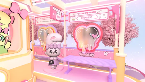 新年好去處2026｜MCP新都城中心：Esther Bunny「新春櫻花鐵道之旅」