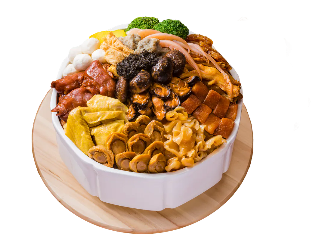 花膠發財好市盆菜（10人用）。