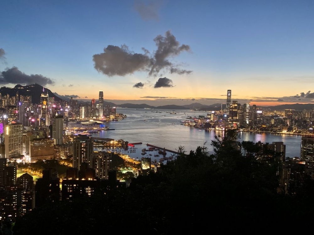 雖然距離遠，但高空俯視的優雅感無敵。