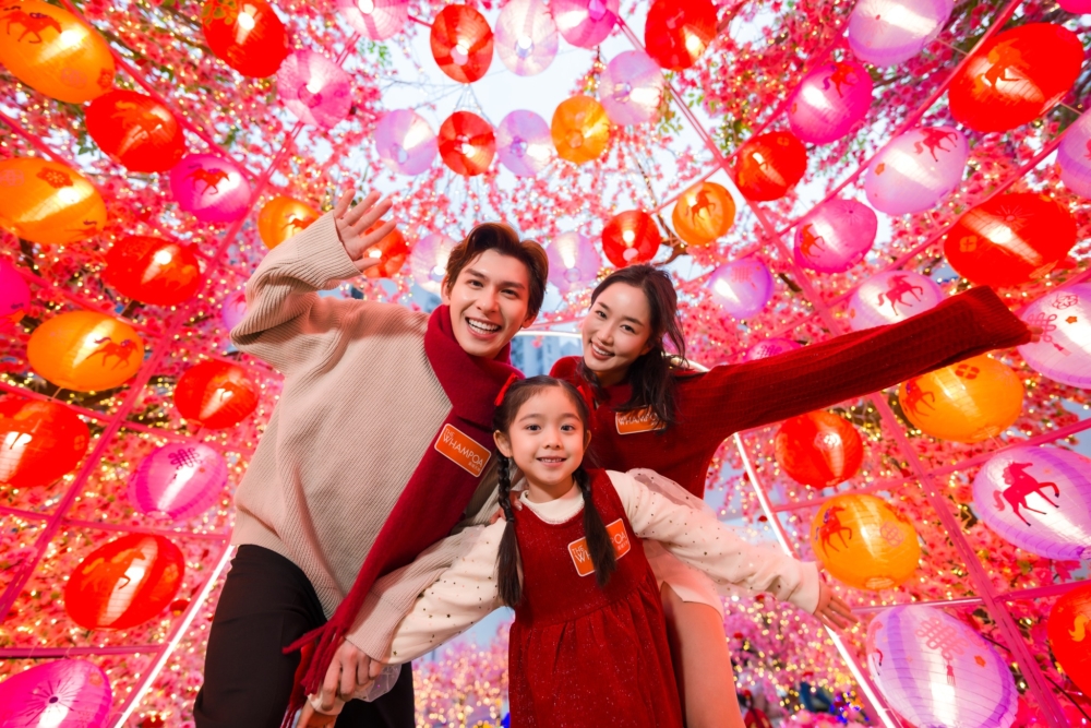 新年好去處2026｜黃埔天地：5米高巨型桃花樹/200個花燈花海