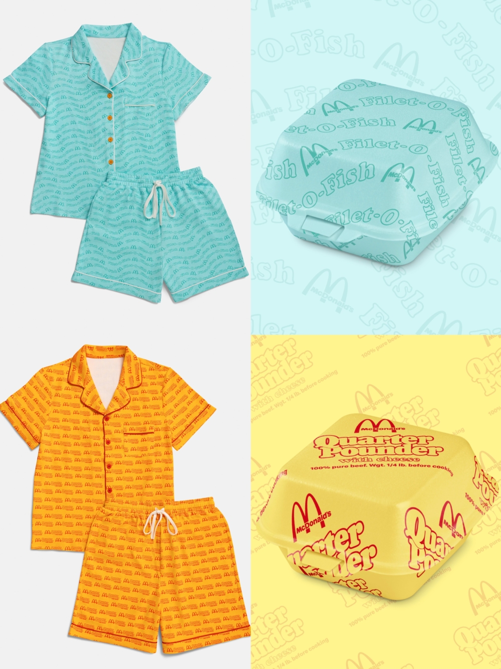 必搶「魚柳飽」同「足三両」睡衣套裝兩款選擇！