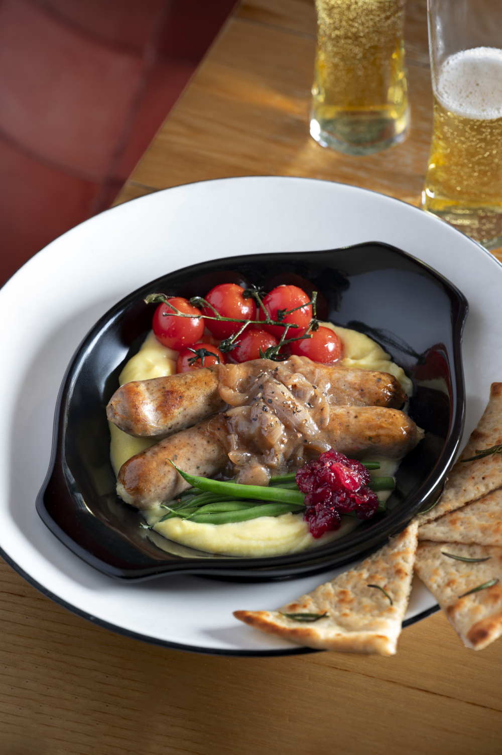 英式香腸配薯蓉