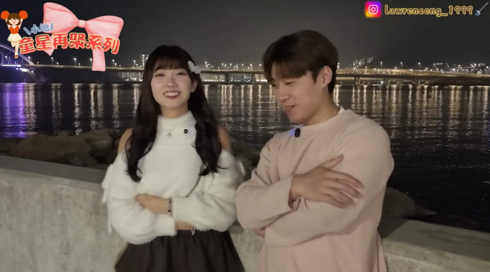 其後兩人又談及了小迪有關「#香港首席美少女」的標籤，吳諾弘表示覺得小迪要有一個很強大的心臟和自信，才夠膽打這個標籤出來。