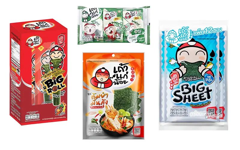 泰國Big C掃貨清單｜6. 小老闆海苔（Tao Kae Noi）