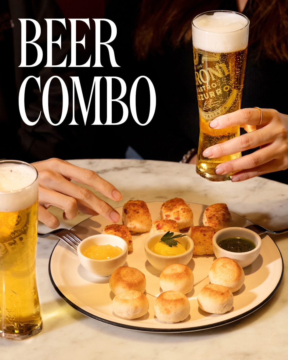 「焗麵包球二重奏」