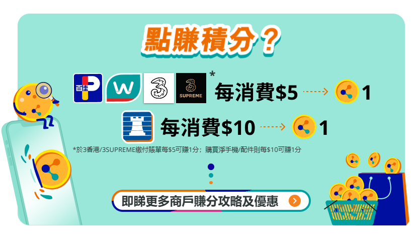 易賞錢積分 → 里數