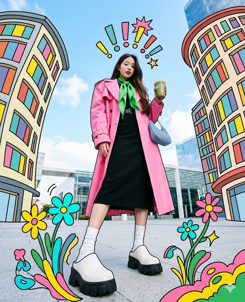 卡通都市童趣風