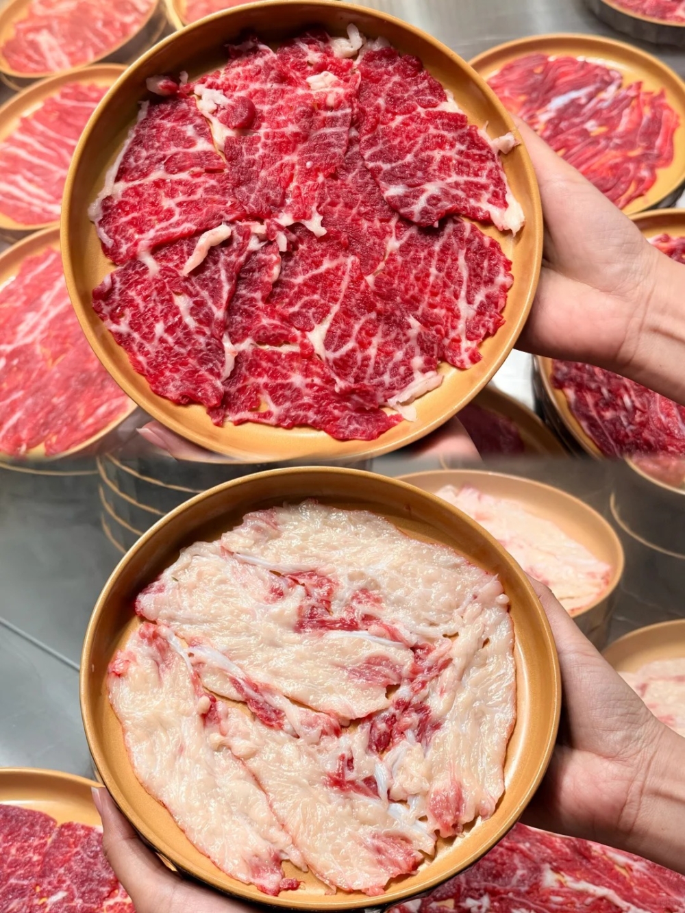 鮮切安格斯牛肉｜開放式廚房即場處理