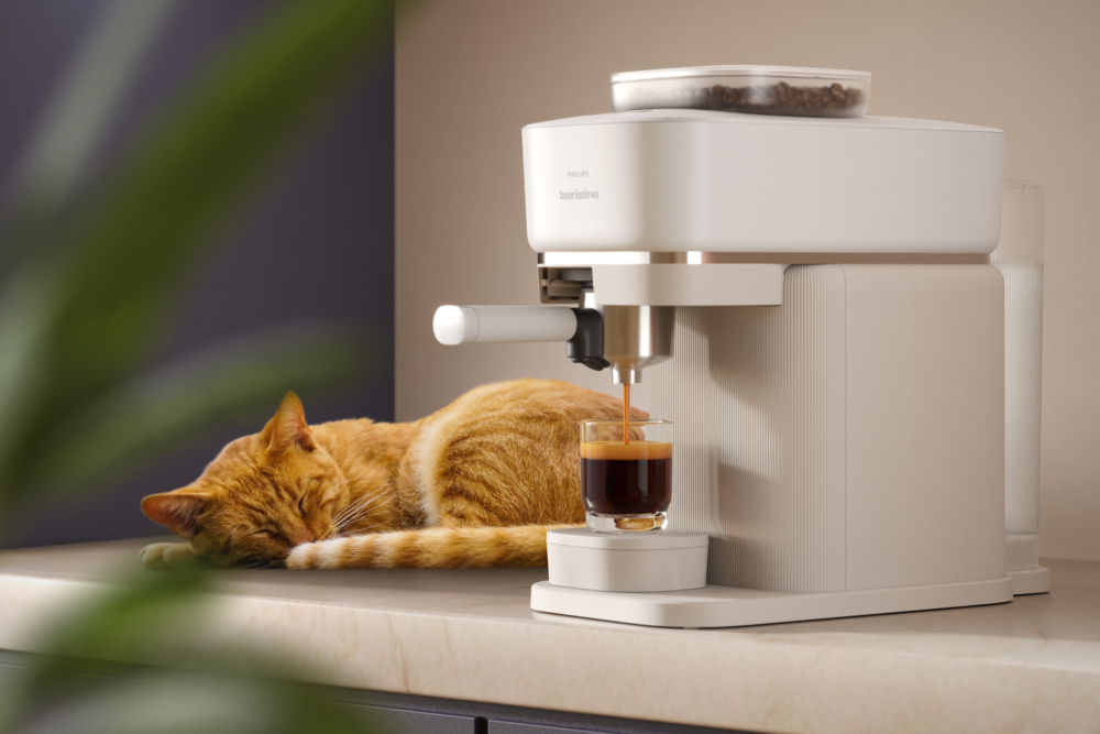 被譽為新世代「滑」時代神器的 Philips baristina 意式咖啡機