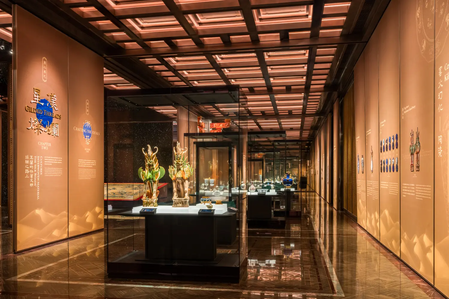 位於澳門美高梅二樓的保利美高梅博物館現正展出年度大展「絲路」