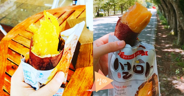 韓國人真的就是紅薯控～吃起來超涼快，像冰淇淋般冰凍的「雪薯」！