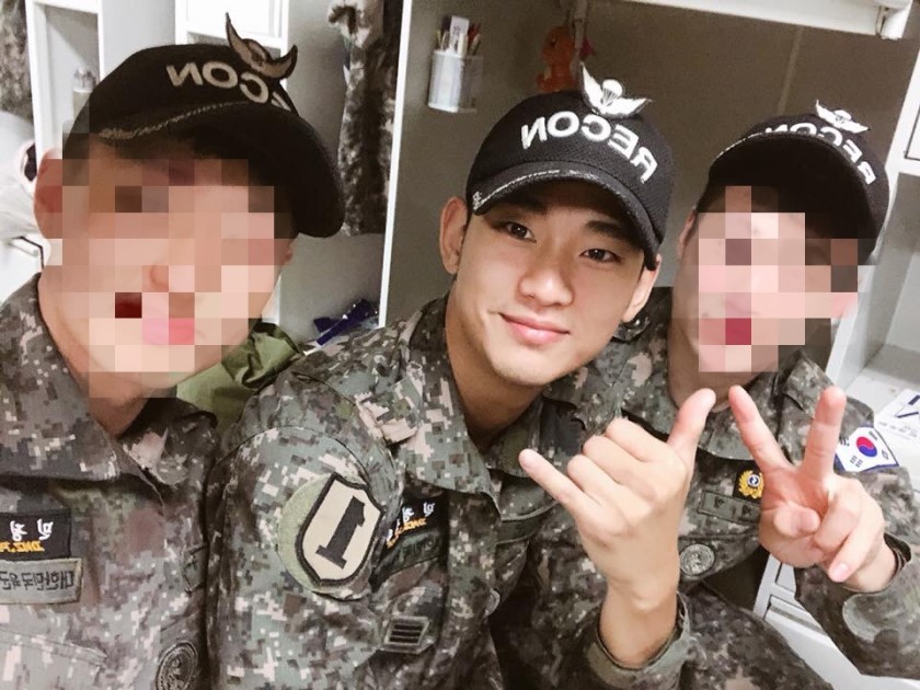金秀賢軍隊生活