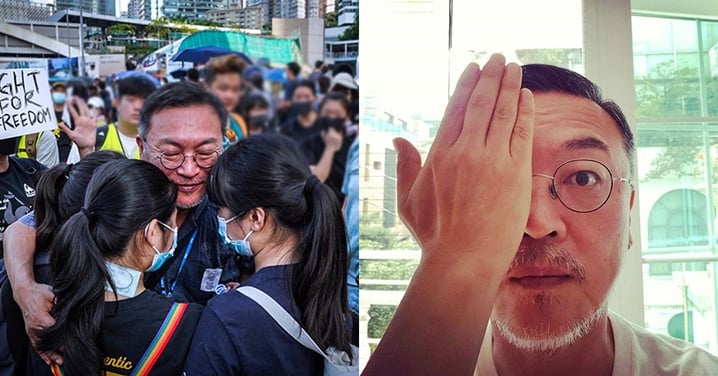 韓演員金義聖現身香港示威遊行！獲得港台韓民眾關注，「想鼓勵香港人，和大家站在一起」⋯