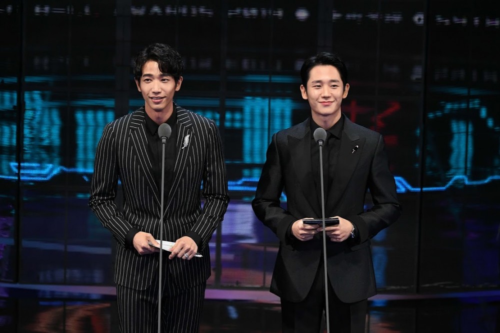 劉以豪與丁海寅擔任金鐘獎頒獎嘉賓