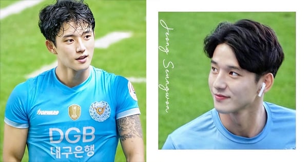 顏值太高迅速竄紅!韓國小鮮肉足球員鄭勝元,網友:「根本可以出道了~」