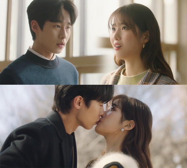 李章宇與初戀池恩實(楊惠智 飾)有感情線