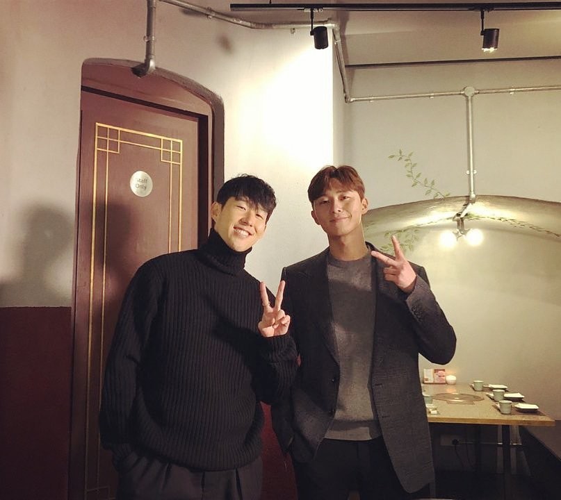 朴敘俊和足球選手孫興慜是好友