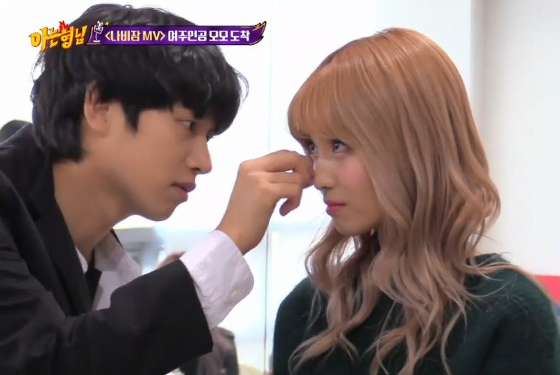 希澈曾在節目上表示MOMO是理想型